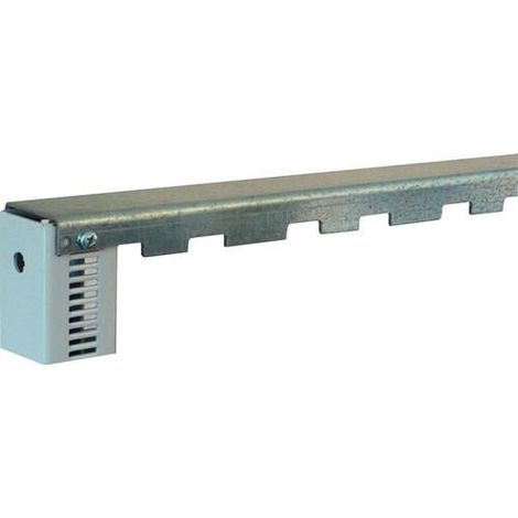 Riel de cobertura L.1010mm galvanizado para estante de pared / estante 1 ud. (1/2)