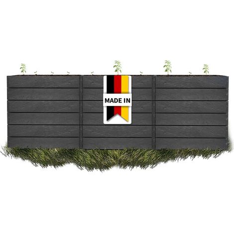 GARANTIA ERGO QUADRO U L 75 Hochbeet Stone, inkl. FLORA Wassersparsystem (1/5)