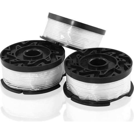 A6485 Packung mit 3 Fadenspulen für Freischneider, 3 x 9 m Länge, ø 1,65 mm Durchmesser