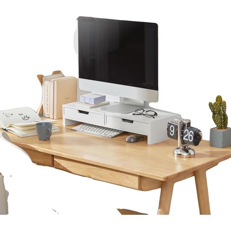 Support de moniteur, support pour double écran, hauteur réglable (1/2)