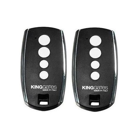 PACK 2 Télécommandes STYLO 4K - KING GATES - Emetteur Radio Rolling Code 433.92 MHz à 4 canaux
