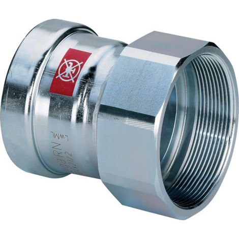 Viega Übergangsstück Prestabo XL 1112XL in 108,0mm x Rp4 Stahl verzinkt (1/3)