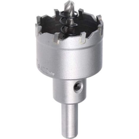 Scie Cloche Carbure Trépan Scie à Trou 40mm Diamètre de Coupe pour 0.5mm-3mm Acier Inox