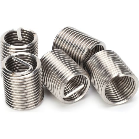 Lot de 5 inserts filetés M24x3x2D, manchon de protection pour filetage, réparation de vis sans fin, bague taraudée en acier inoxydable (1/5)