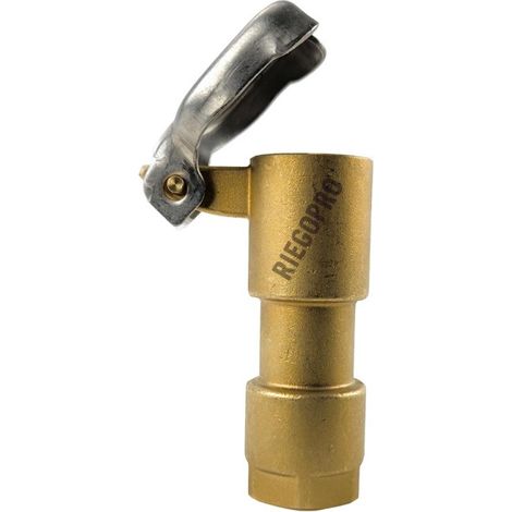 Boca de riego hidrante de acople rápido en bronce 3/4"