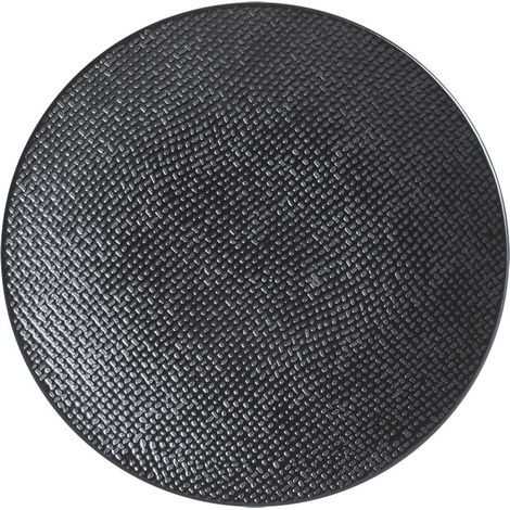 Table Passion - Assiette à pain Vésuvio noir 16 cm (lot de 6)