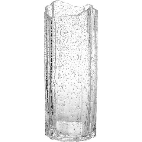 Jarrón cilíndrico iluminado único para una elegante decoración del hogar con cristal luminoso, modelo M30/M25, cristal de seguridad. (1/5)