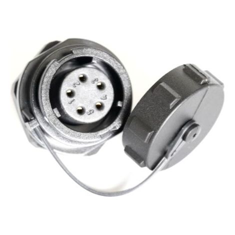 Connecteur circulaire RS PRO, Standard 5 contacts, Montage panneau, raccordement A souder ( Prix pour 1 )
