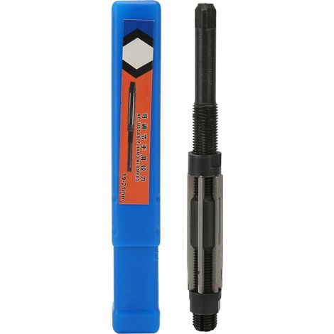 Mandrin à main réglable pour alésoir 6 lames longueur 64mm acier 9SiCr plage de réglage 19‑21mm (1/5)