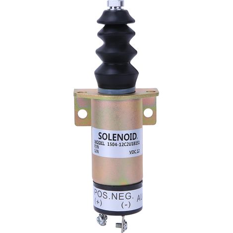 Kit de remplacement pour moteur avec électrovanne d'arrêt, boîtier en acier haute qualité, 12 V, référence 1504-12C2U1B1S1 (1/5)