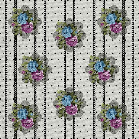 Telas decorativas Oxford para exteriores - motivos: flores, puntos, cadenas (1/5)
