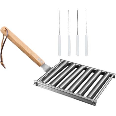 Dogs Rolle für Grill Hot Dogs Rolle für Grill mit Griff aus (1/5)