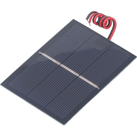 Panneau Solaire DIY, 0.65W 1.5V Kit de Chargeur Solaire époxy DIY pour Panneau Solaire avec Fil pour Alimentation électrique Portable, Panneaux Solaires. (1/5)