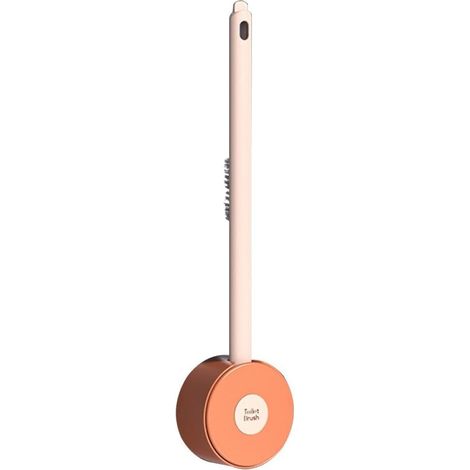 Silicone toilet brush and holder set with diving duck design – 360° flexible TPR bristles for deep cleaning, wall-mounted or freestanding, compact brush for camper vans and (1/5)