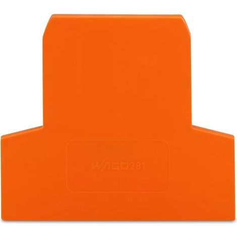 Wago 281-309 End and intermediate plate - thickness 2.5 mm