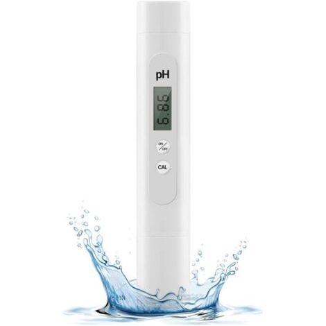 BUNTHAUS Testeur pH Électronique   Plage de 0 à 14 pH, Haute Précision pour Piscine, Aquarium, Eau Potable