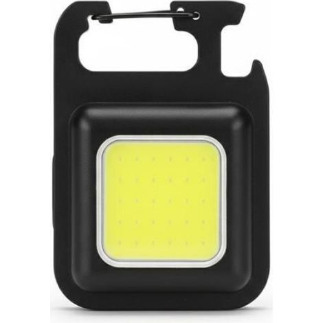 Lampe Porte-Cles - Lampe De Poche Mini - Eclairage Cob - Rechargeable Usb - Pour Secours Extérieur Et Usage Quotidien - 1 Piece (1/3)