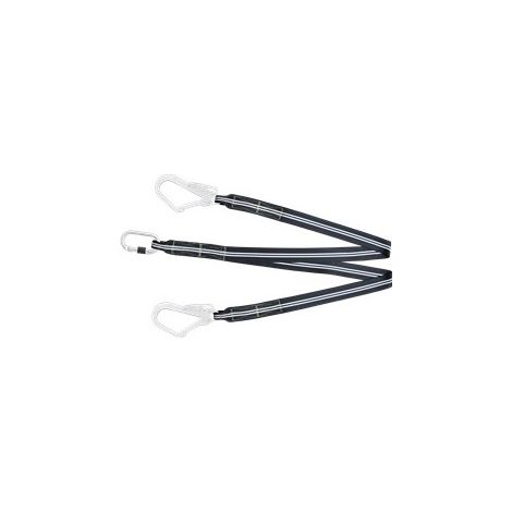 KRATOS SAFETY - Longe fourche en sangle 1,5 m non feu - 1.5 m
