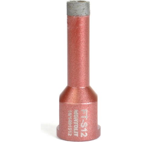 FRESA DIAMANTATA A SECCO E UMIDO Ø 12 MM MONTOLIT KILLER GRES FT-S12