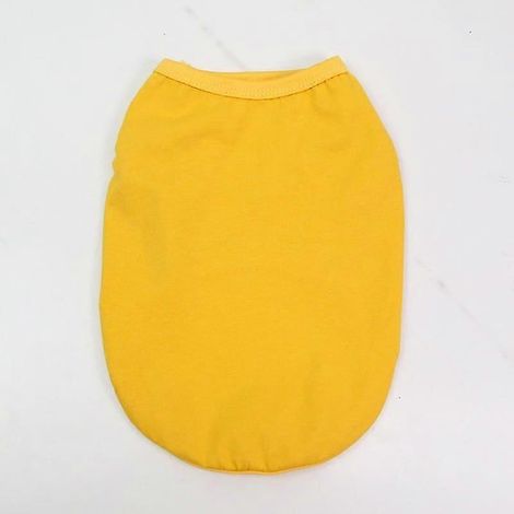 Ropa de verano para mascotas, para perros pequeños y medianos, camiseta de algodón liso, accesorios para perros, artículos para mascotas, chalecos para gatos, conjuntos para mascotas, tallas XS-5XL, c (1/5)