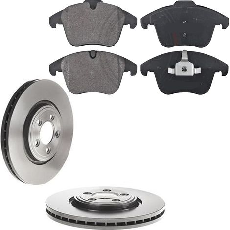 KIT FRENI ANTERIORI compatibile con JAGUAR XF (X250) - DISCHI + PASTIGLIE OEM: FDB4107 / 18093 /SOSTITUZIONE DIRETTA/BASSA POLVERE/SILENZIOSO (1/5)