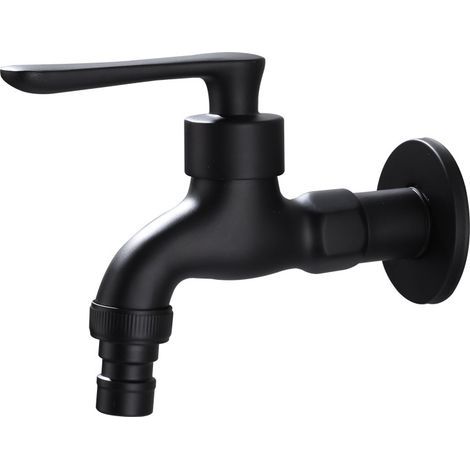 Lot de 2 robinets de jardin vintage pour eau froide, avec interface de commande unique, entrées et sorties de 1/2 pouce pour une utilisation facile. (1/2)