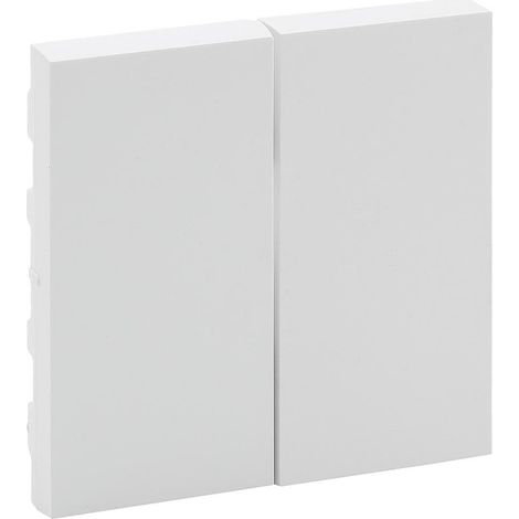Tecla Niloe Step - Doble - Interruptor y conmutador Blanco mate