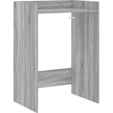 Mobiletto per lavatrice Grigio Sonoma 67,5 x 48 x 97 cm vidaXL
