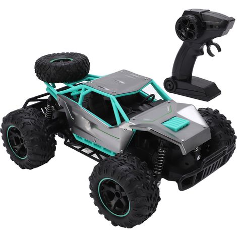 Voiture télécommandée 1/14, véhicule tout-terrain haute vitesse, jouet RC pour enfants, cadeau d'anniversaire, gris argenté (1/5)