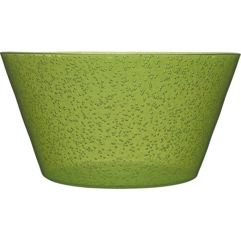 Salatschüssel lime Memento Synth aus bruchsicherem Metacrylat Ø24x13