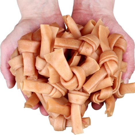 Premio para perros, snack Nudos de Pollo (94%) Hau&Miau 500 g