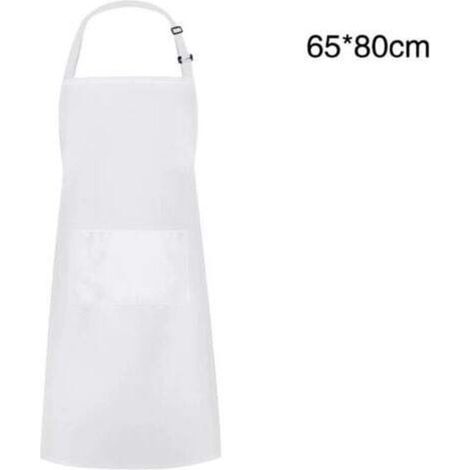 Apron, 65x80 cm, white, in blister pack, 1 piece,You can create your own creative design of your favorite designs (1/5)