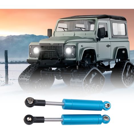 Amortisseur arrière 82mm bleu clair pour voiture télécommandée 1:14, pièce en alliage d'aluminium anodisé (Réf: BE6094B) (1/4)