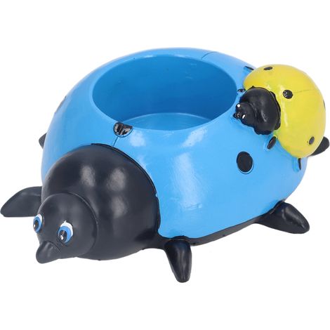 Pot de fleur coccinelle, résine animale mignonne, contenant pour plantes succulentes, décoration jardin W95 (1/5)