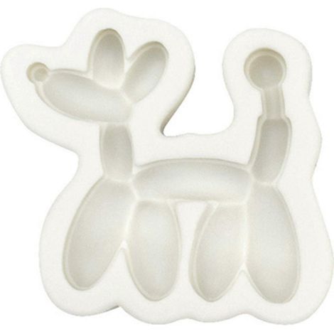 Moule en silicone pour bonbons en forme de chien ballon - Outils de décoration pour gâteaux et pâtisserie (1/4)