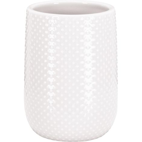 Gobelet de Brosse à Dents Dotty Blanc (1/4)