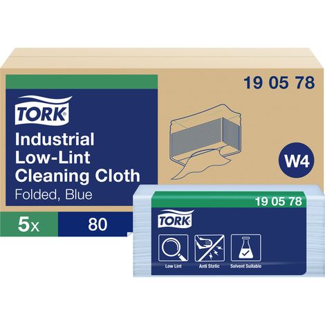 Tork W10 Reinigungstücher türkis 200 Stück (1/2)
