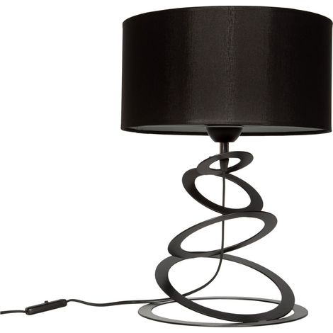 LAMPE DE TABLE POUR CHAMBRE SALON ABAT-JOUR ÉLÉGANT (1/5)
