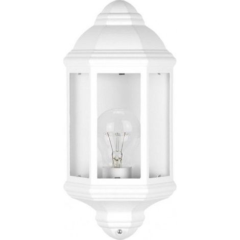 FAB 149961001  Shaula 1xe27 Applique da esterno in alluminio bianco Ip44 36,5x16,5x9,5 cm