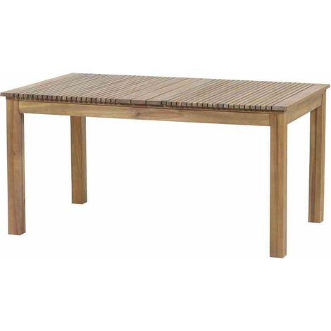 Falun Dining Tisch 150x90x74 cm Gestell und Tischplatte Akazienholz natur geölt (1/4)