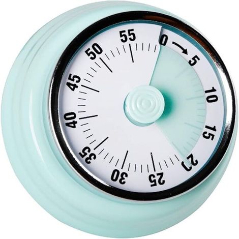 Kitchen Timer Rappel Gérer Les Minuteries Minuterie Mécanique Rotative à 360 Degrés Compte à Rebours de Cuisson Réveil Réfrigérateur Magnétique pour la Cuisson, l'apprentissage,Couleur aléatoire