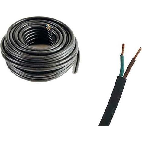 Câble néoprène H07RN-F 2X2.5 – Section 2.5mm² – Longueur au mètre – Température d'utilisation -40°C à +60°C – Errebi Group