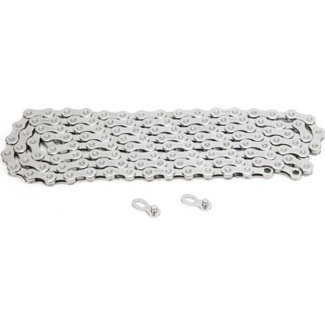 Chaîne de vélo VTT 12 vitesses 126 maillons 1/2 x 11/128 argent (1/5)