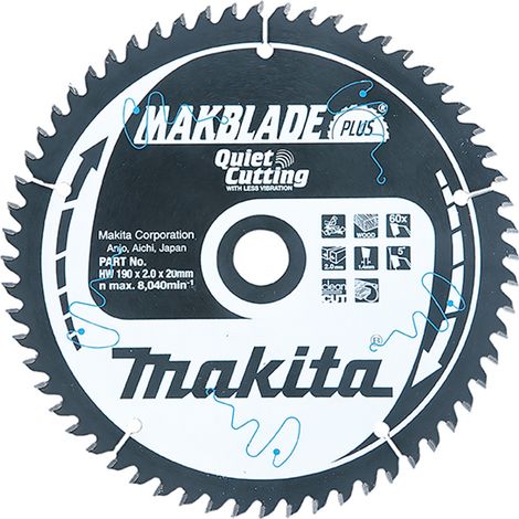 Makita Sägeblatt MAKBLADE+ 260x30x40Z
