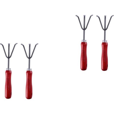 Outil de Bûcheron Crochet Lourd en Métal Rouge Prise et Fonctionnement Facile pour Soulever et Déplacer des Troncs D'arbres (1/5)