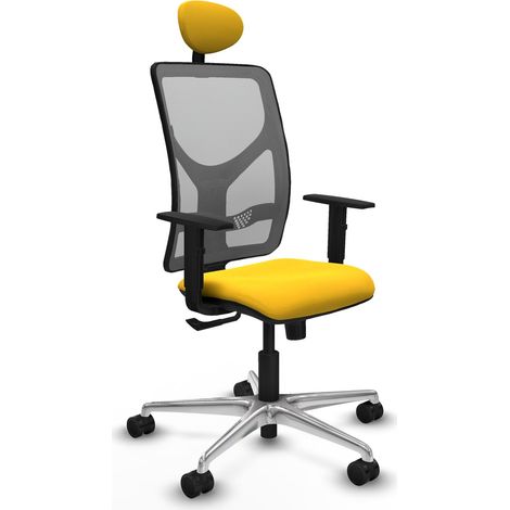 Bürostuhl piqueras y crespo Motilla grau Mesh Leder (1/2)
