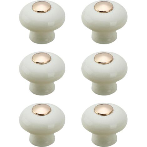 Sei maniglie per mobili, realizzate in lega di zinco e ceramica, adatte per ante di cassetti da cucina, ante di armadi, ecc., possono sostituire le maniglie esistenti (3230 mm). (1/3)