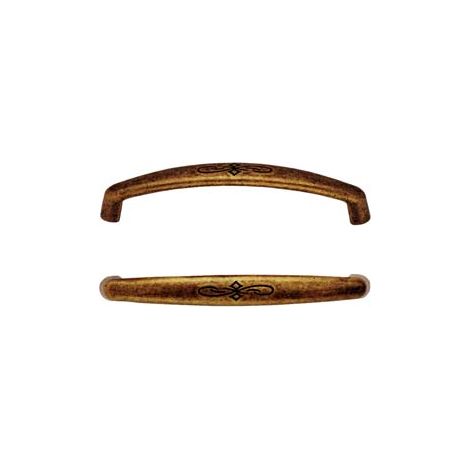 MANIGLIE PER MOBILI FISSE MOD.15130 IN ZAMA FLORENCE- - mm.105x12h. - interfori mm.96 - 5 pezzi METALSTYLE