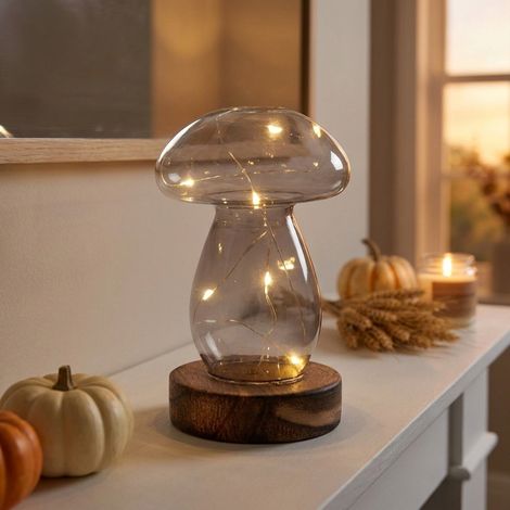 Contemporary Glass Mushroom LED Lights (1/2)
