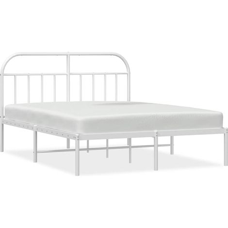 Maison Exclusive - Estructura cama sin colchón con cabecero metal (1/5)